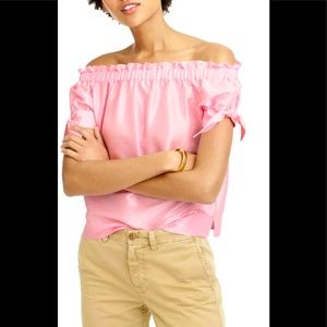 💕 J CREW Baby Pink Silk Top 💕